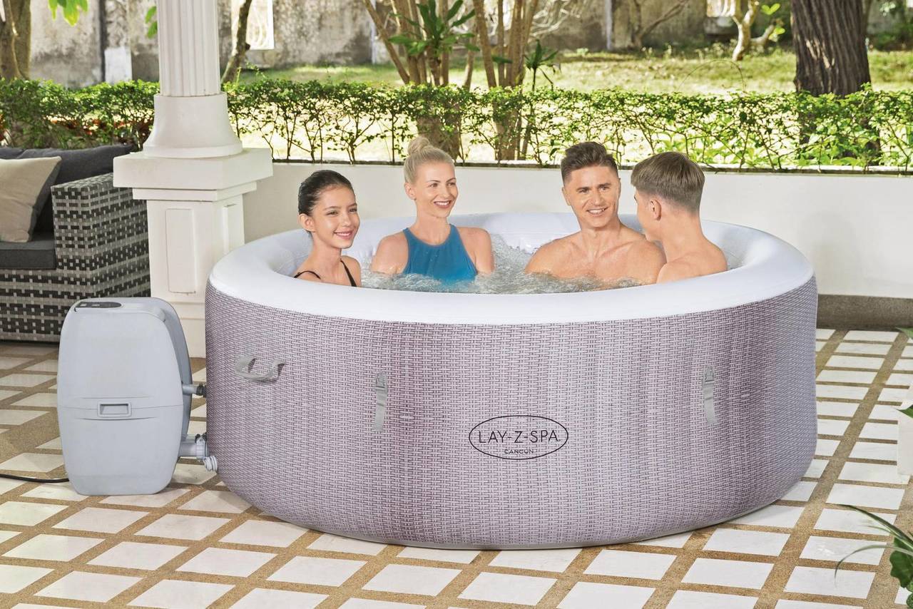 Bestway Whirlpool Lay Z Spa Cancun AirJet, rund 180 x 66 cm 60003_21