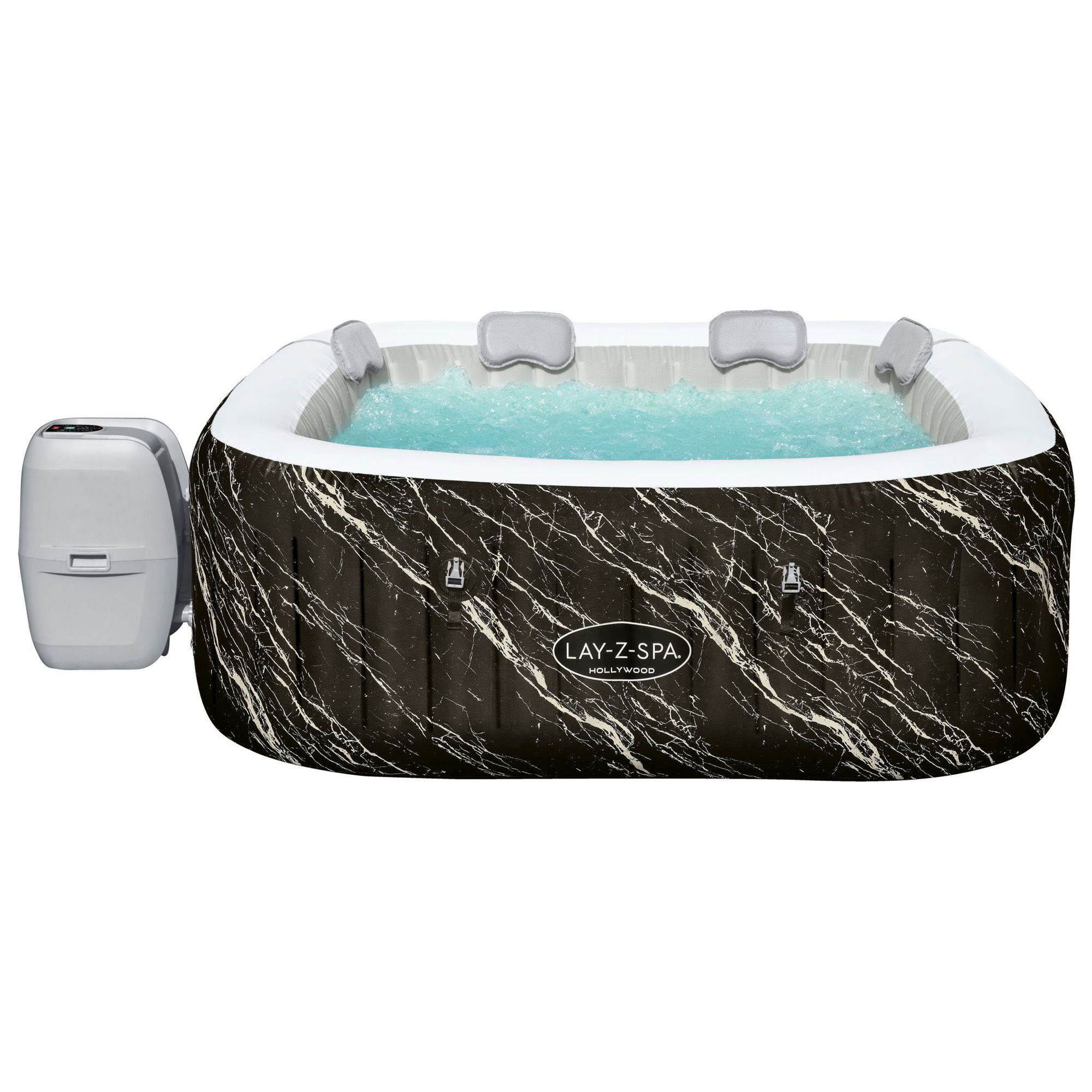 Bestway LAY-Z-SPA Hollywood AirJet LED-Whirlpool für 6 Personen