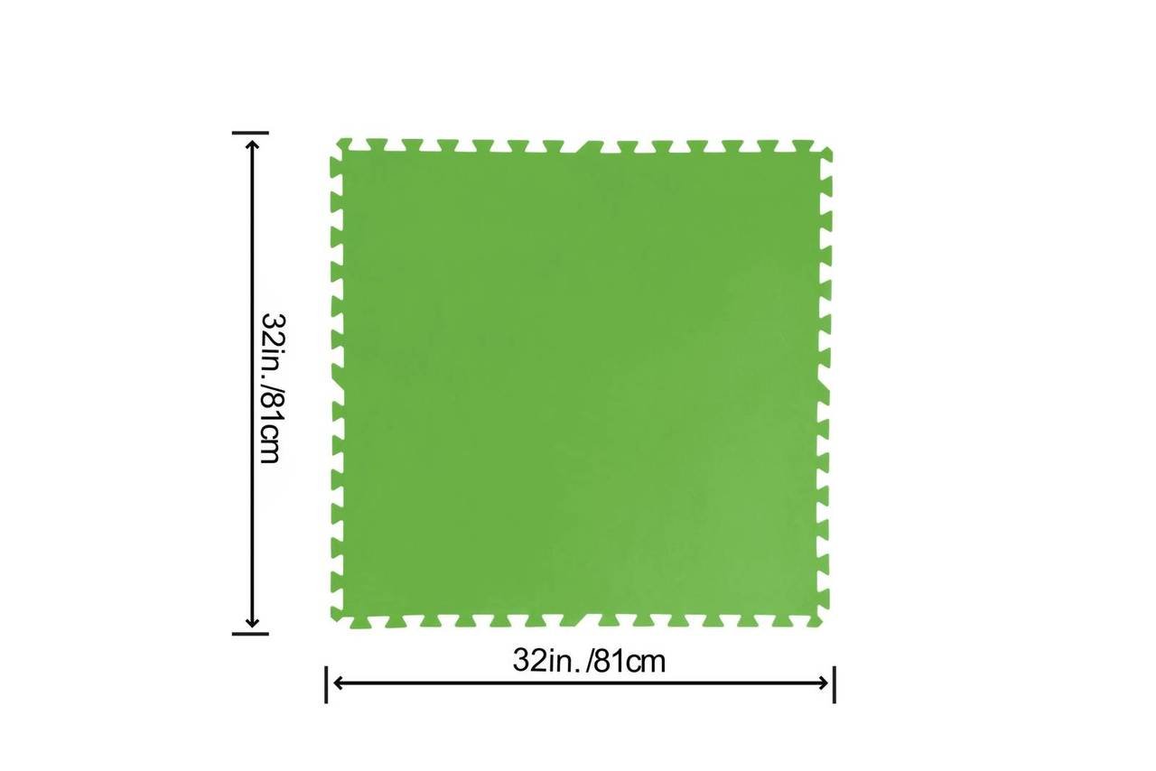 Flowclear Pool-Bodenschutzfliesen Set, 9 Stück (78 x 78 cm), grün 58636_21