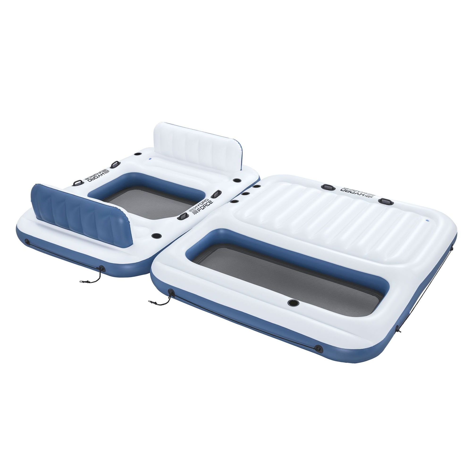 Bestway Badeinsel Poolparty 280 x 200 cm, für 8 Personen, aufblasbar