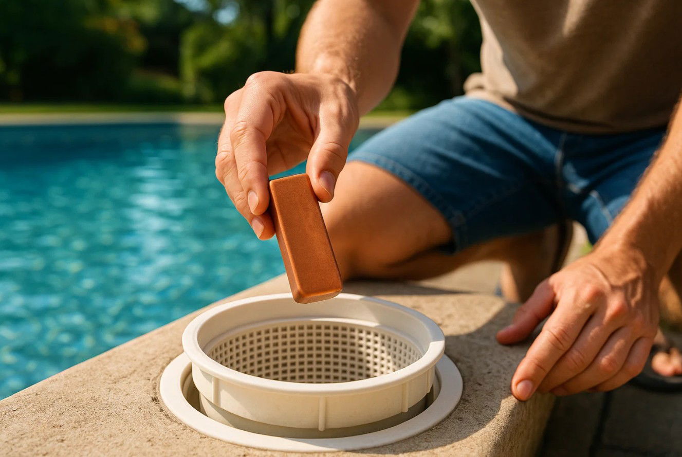 kupfer-poolwasser-skimmer