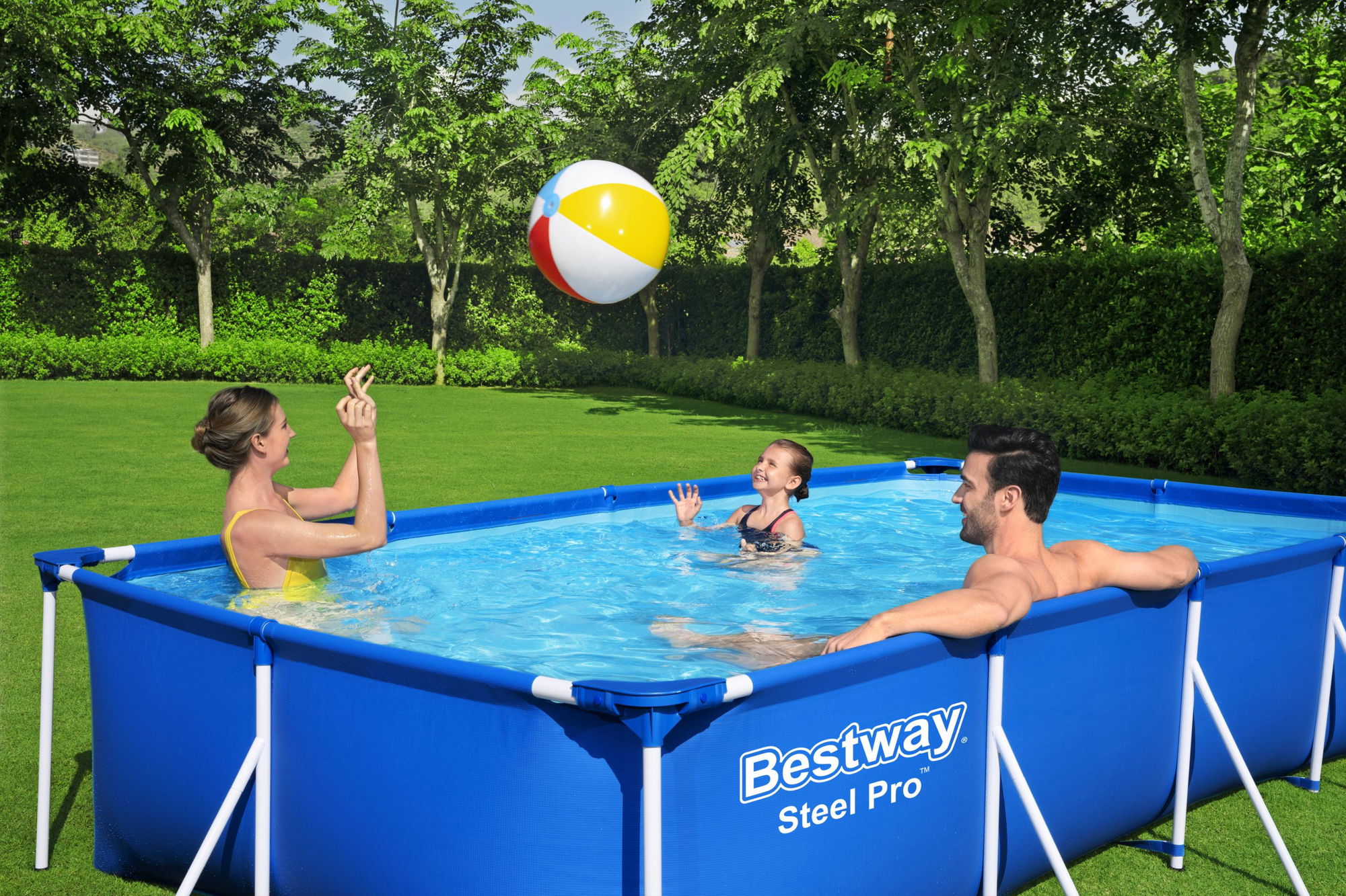 Bestway Steel Pro, eckig, blau, ohne Zubehör 400 x 211 x 81 cm 56405_22