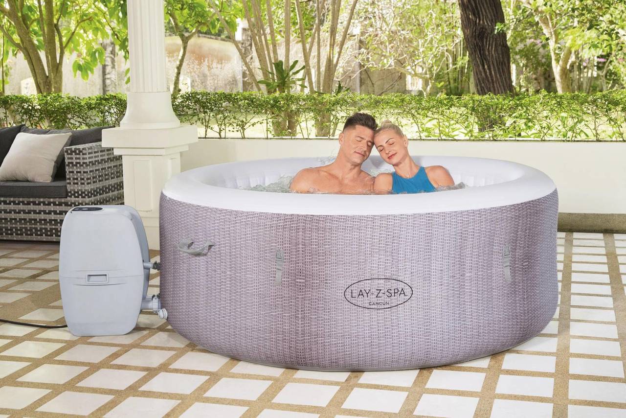 Bestway Whirlpool Lay Z Spa Cancun AirJet, rund 180 x 66 cm 60003_21