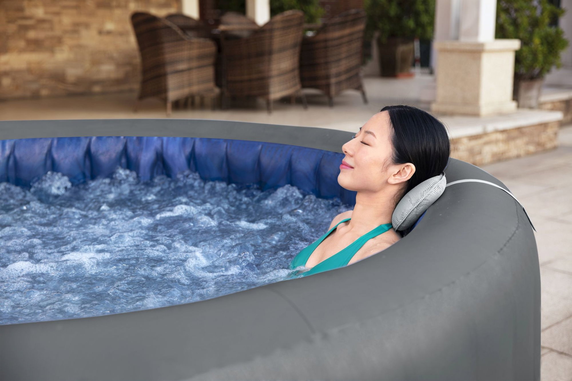 Bestway LAY-Z-SPA Santorini HydroJet Pro Whirlpool 7 Personen Bestway LAY-Z-SPA Santorini HydroJet Pro Whirlpool 7 Personen