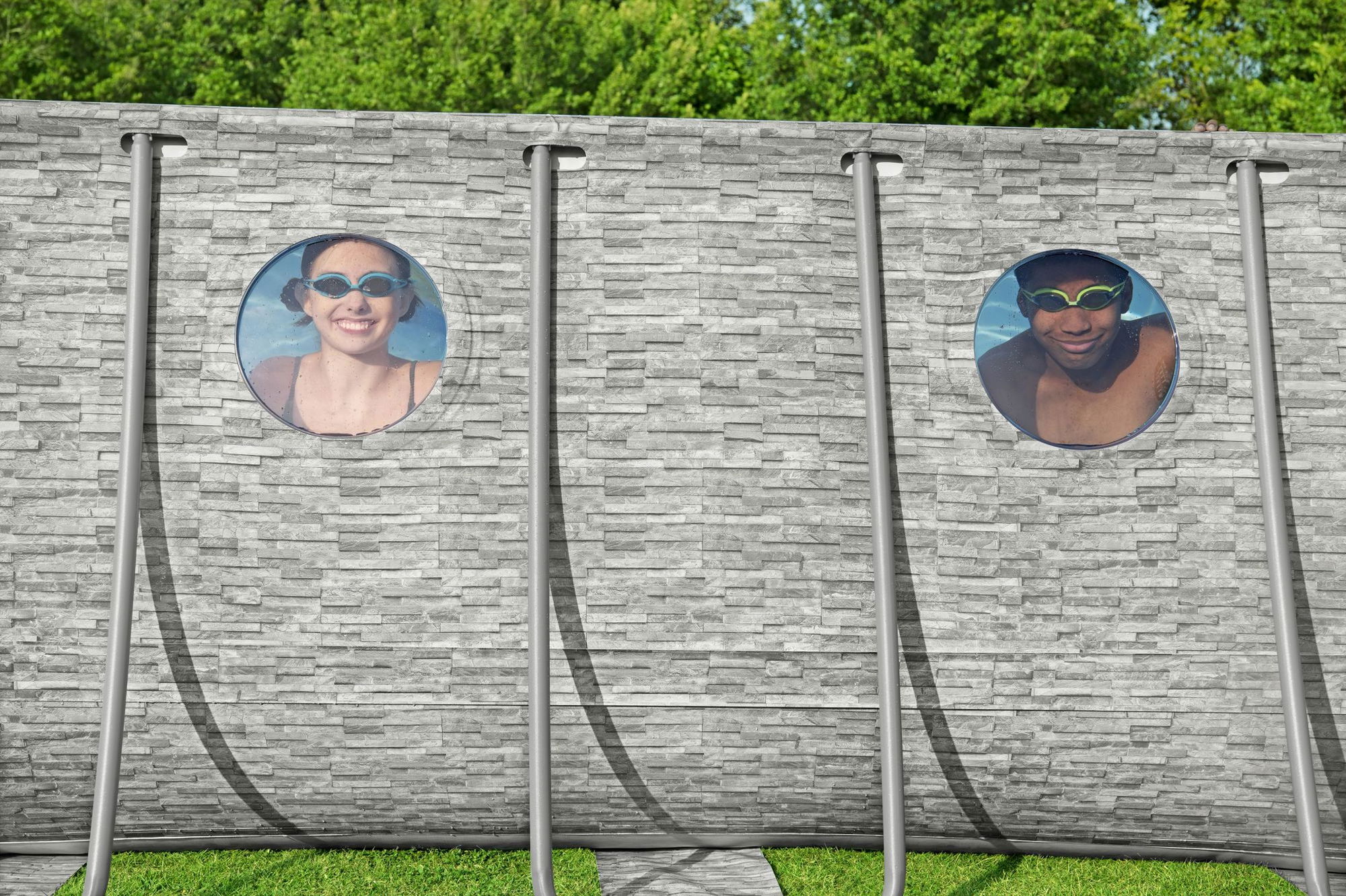 Bestway Steel Pro MAX Splashview Frame Pool Set 549 x 274 x 122 cm