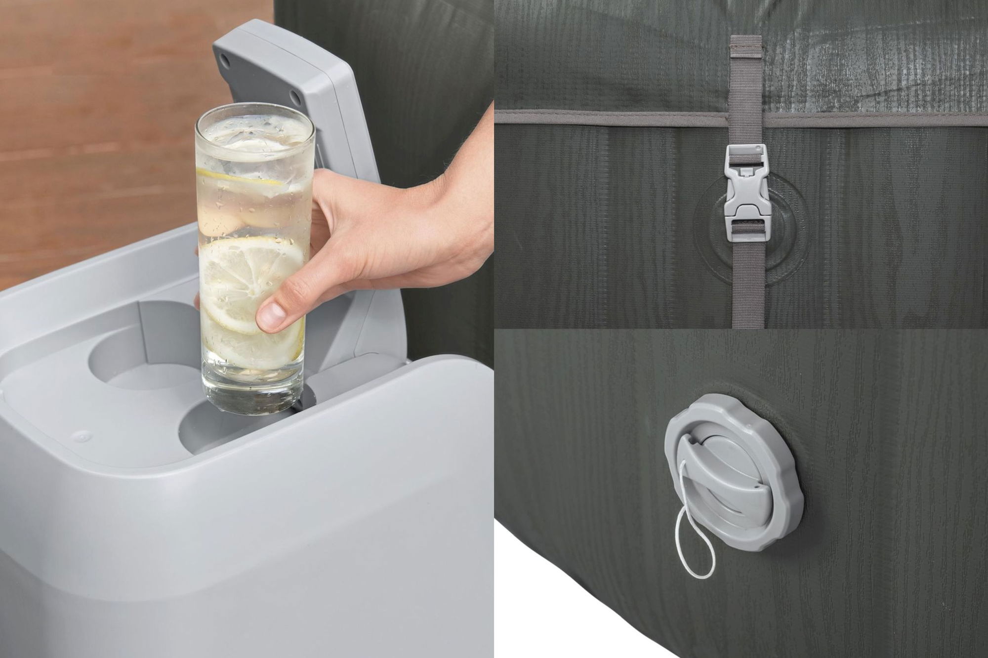 LAY-Z-SPA Mauritius AirJet XXL-Whirlpool für 7 Personen