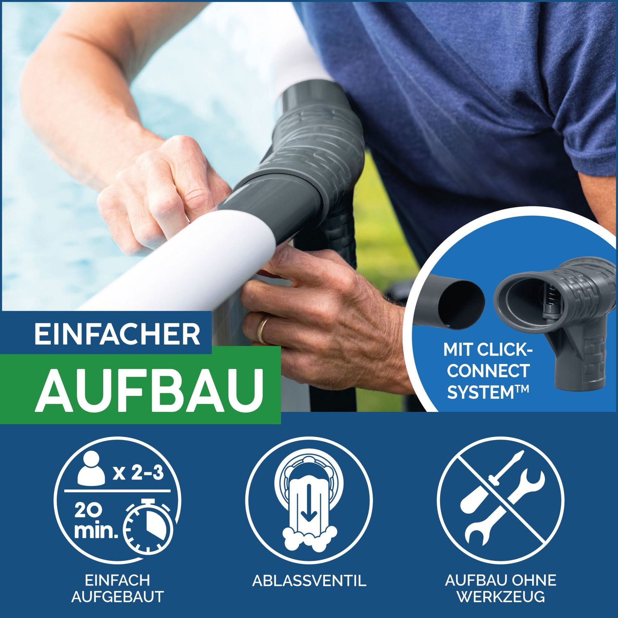 Bestway Steel Pro MAX Frame Pool Komplett-Set Ø 396 x 107 cm Bestway Steel Pro MAX Frame Pool Komplett-Set Ø 396 x 107 cm