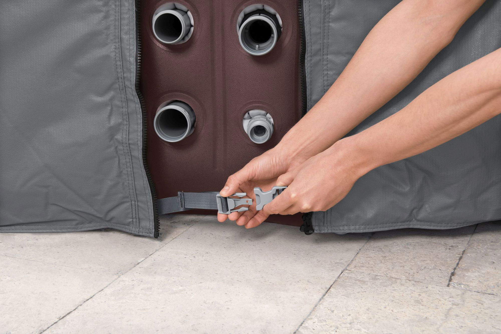 LAY-Z-SPA Abdeckung EnergySense Plus Thermo 201 x 201 cm eckig