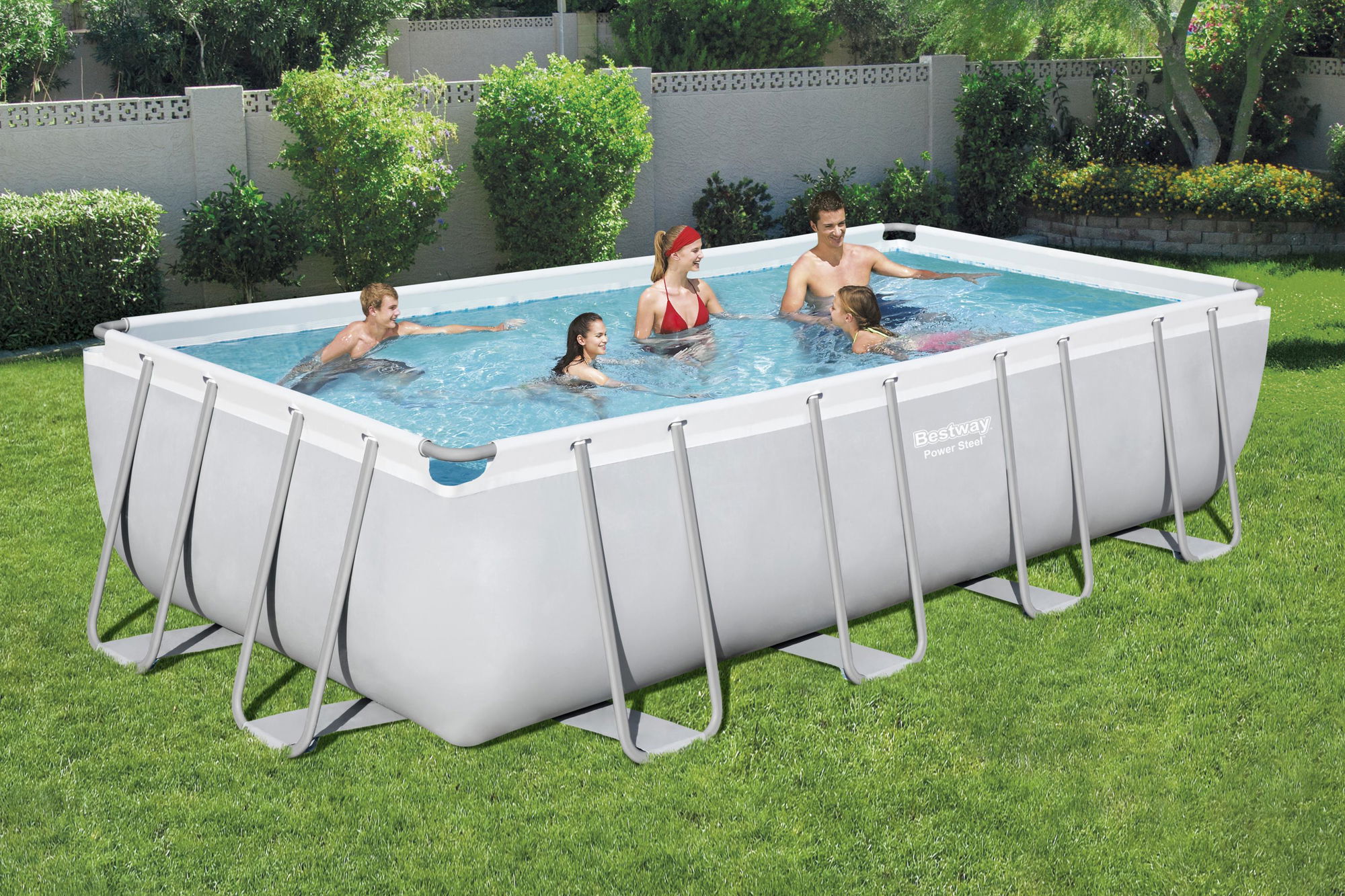 Bestway Pool Komplett-Set Power Steel mit Sandfilteranlage, 549 x 274 x 122 cm 56466_22