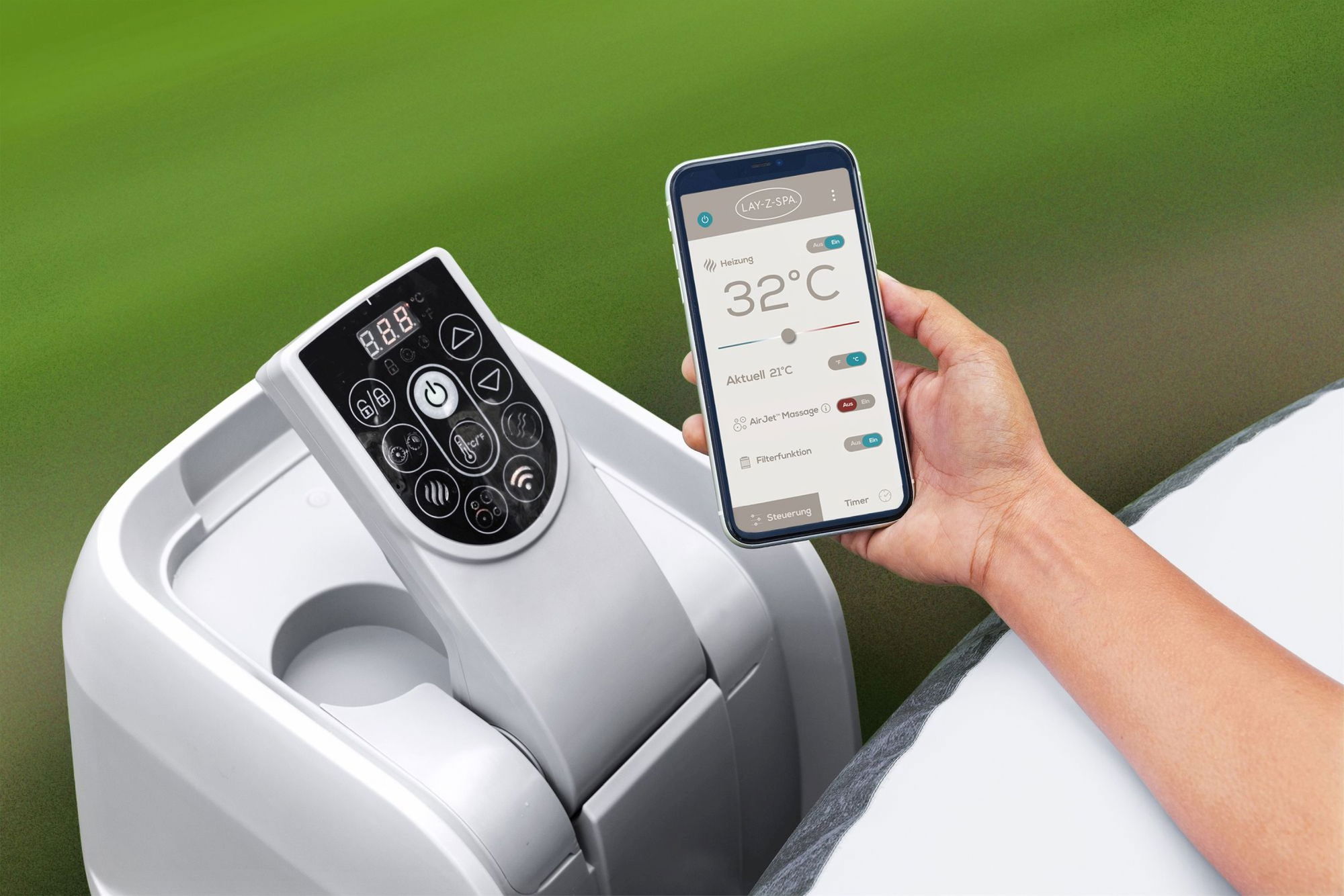 Bestway LAY-Z-SPA Maldives HydroJet Pro Whirlpool 7 Personen