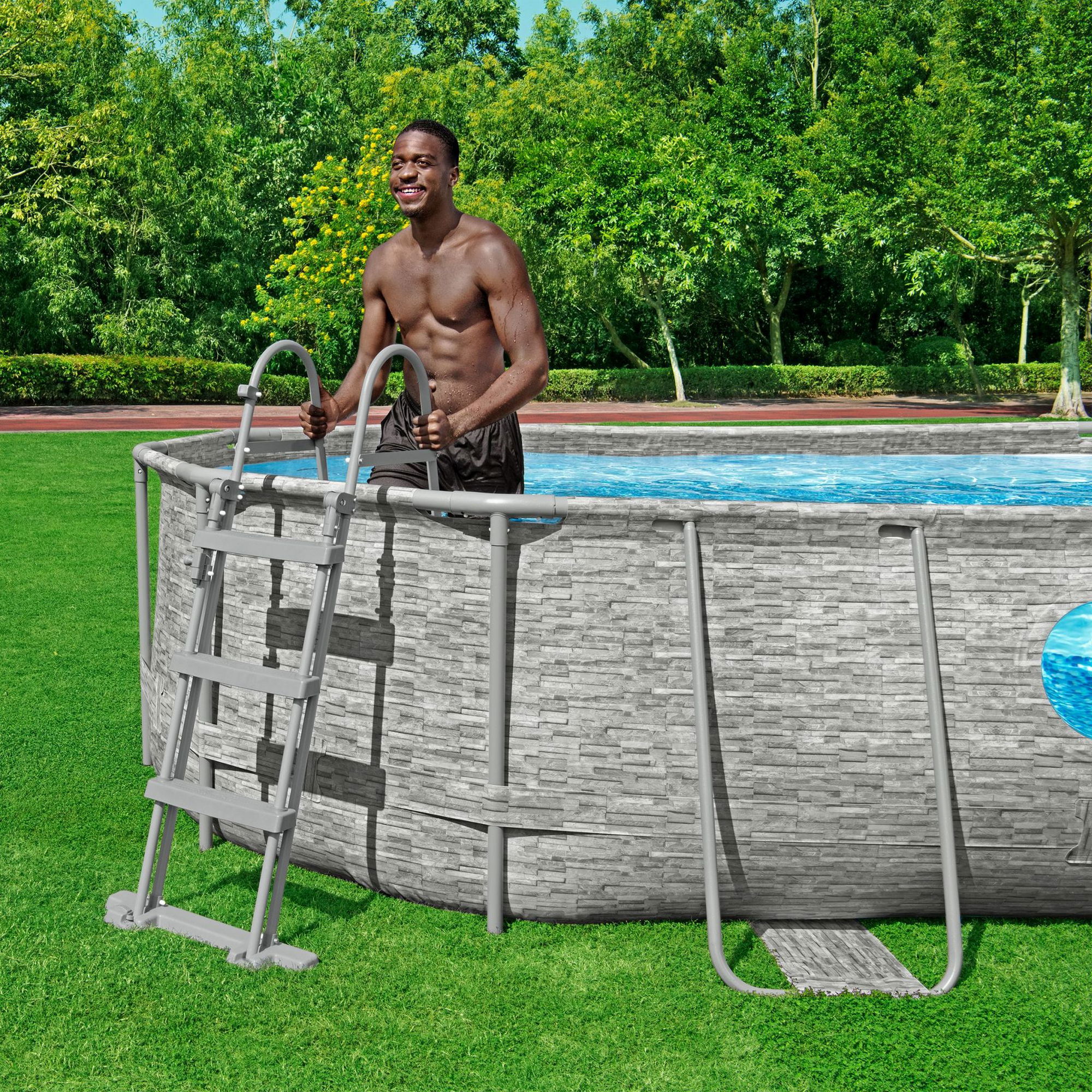 Bestway Steel Pro MAX Splashview Frame Pool Set 427 x 250 x 100 cm Bestway Steel Pro MAX Splashview Frame Pool Set 427 x 250 x 100 cm