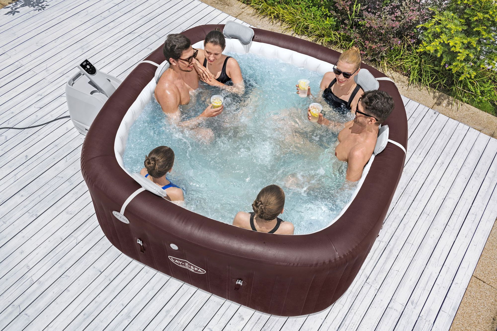 Bestway LAY-Z-SPA Maldives HydroJet Pro Whirlpool 7 Personen