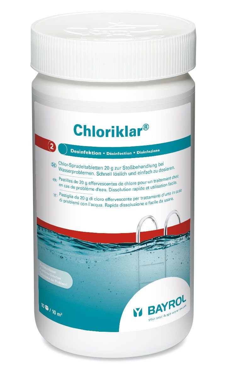 Bayrol Chloriklar 20g, Chlortablette zur Stoßbehandlung BY-1131113
