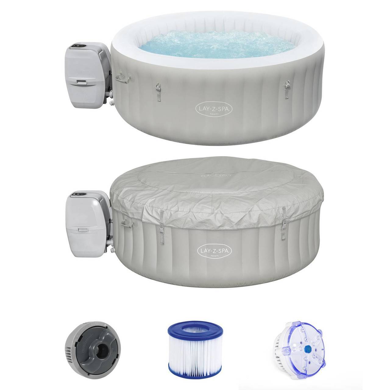 Bestway Whirlpool Lay Z Spa Tahiti AirJet, rund 180 x 66 cm 60007_22