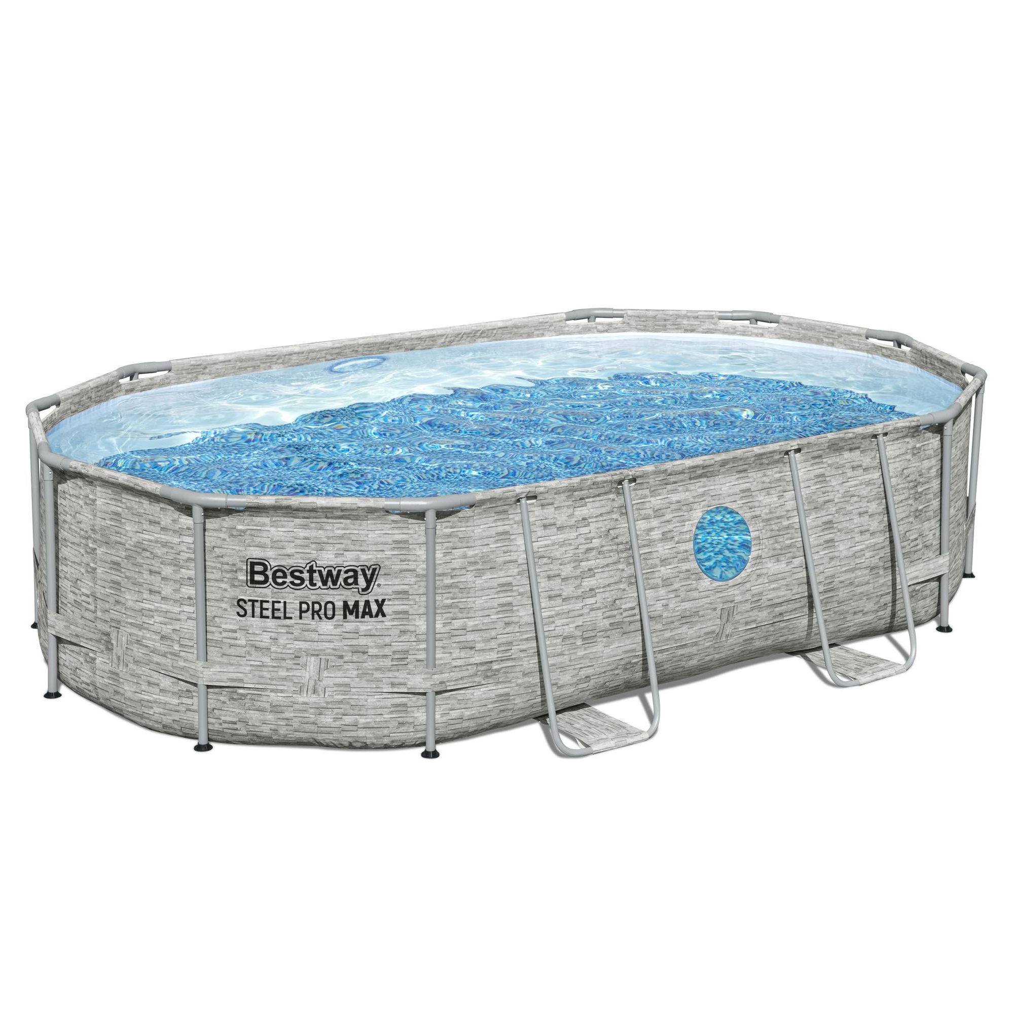 Bestway Steel Pro MAX Splashview Frame Pool Set 488 x 305 x 107 cm