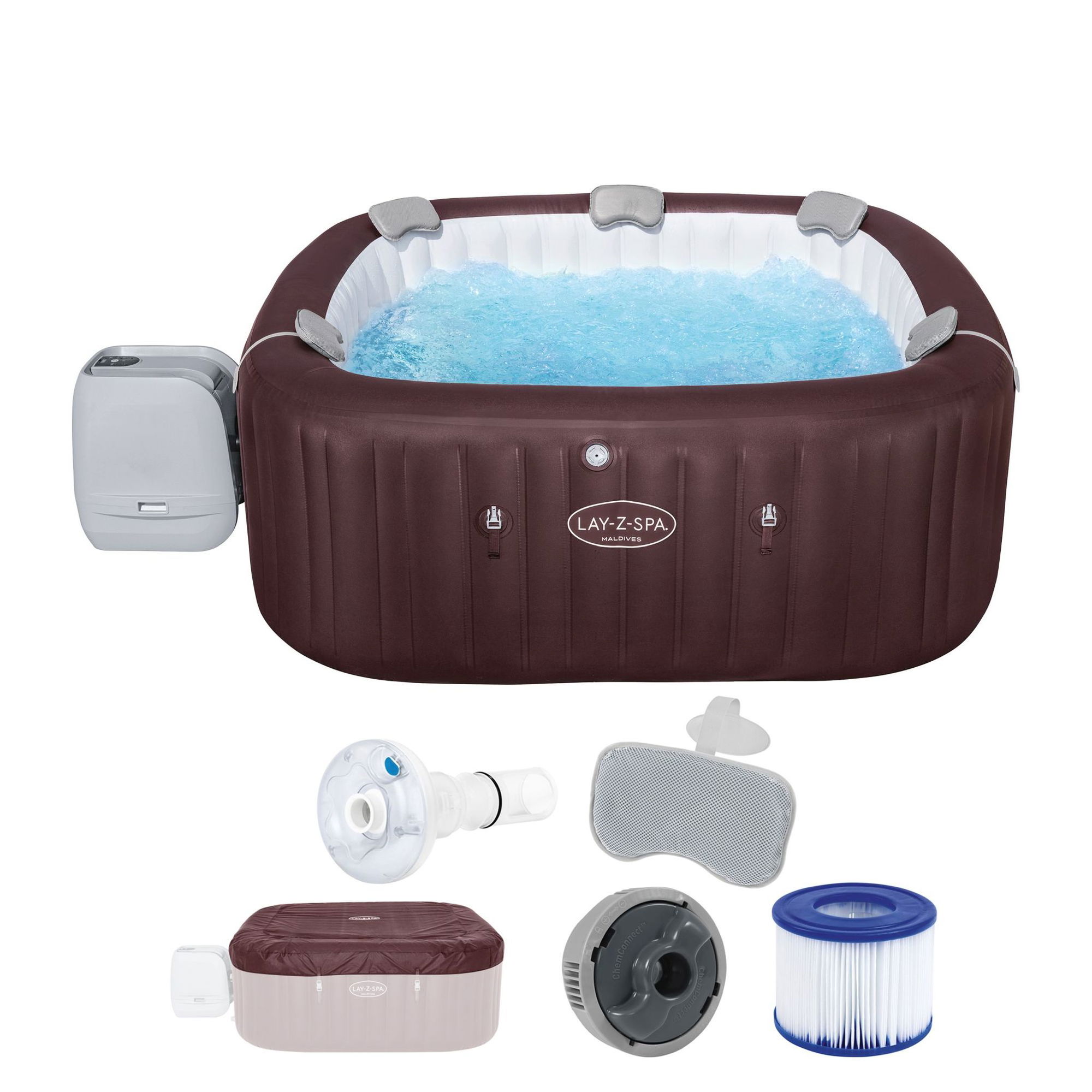Bestway LAY-Z-SPA Maldives HydroJet Pro Whirlpool 7 Personen
