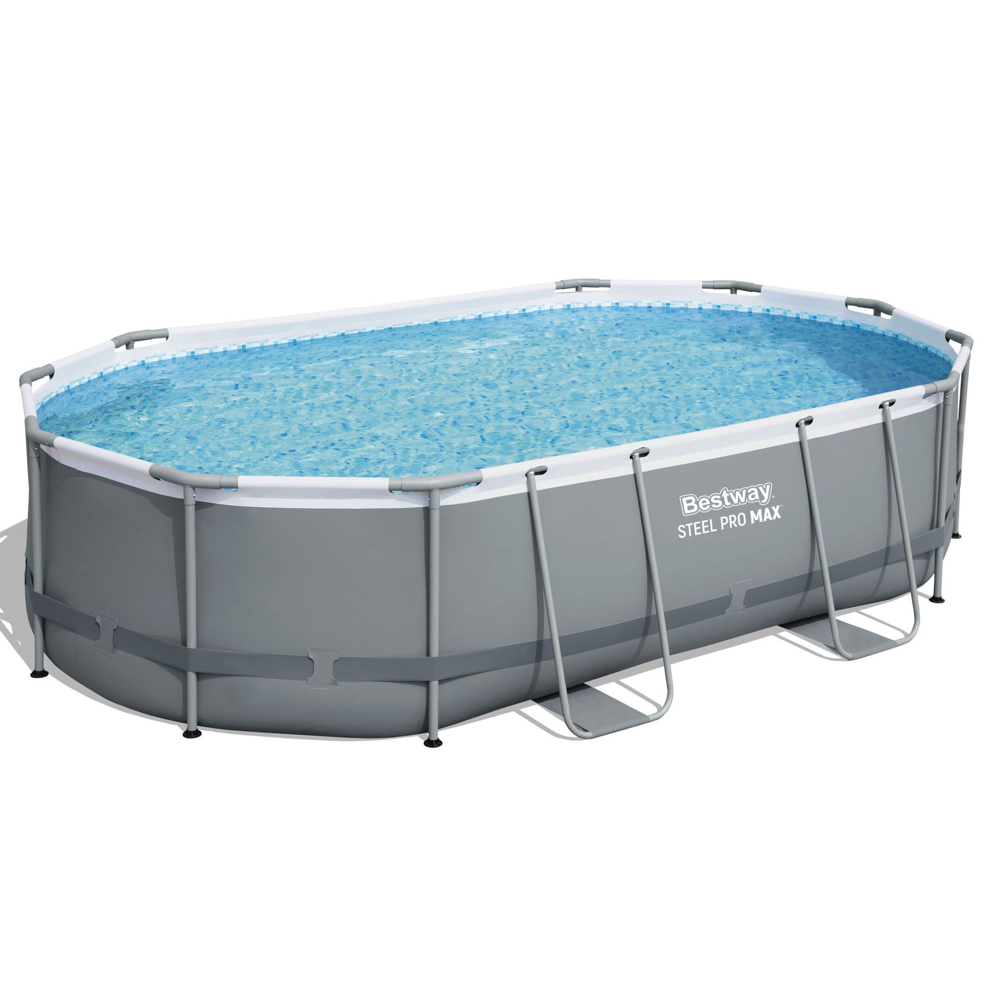 Bestway Steel Pro MAX Frame Pool Komplett-Set 488 x 305 x 107 cm