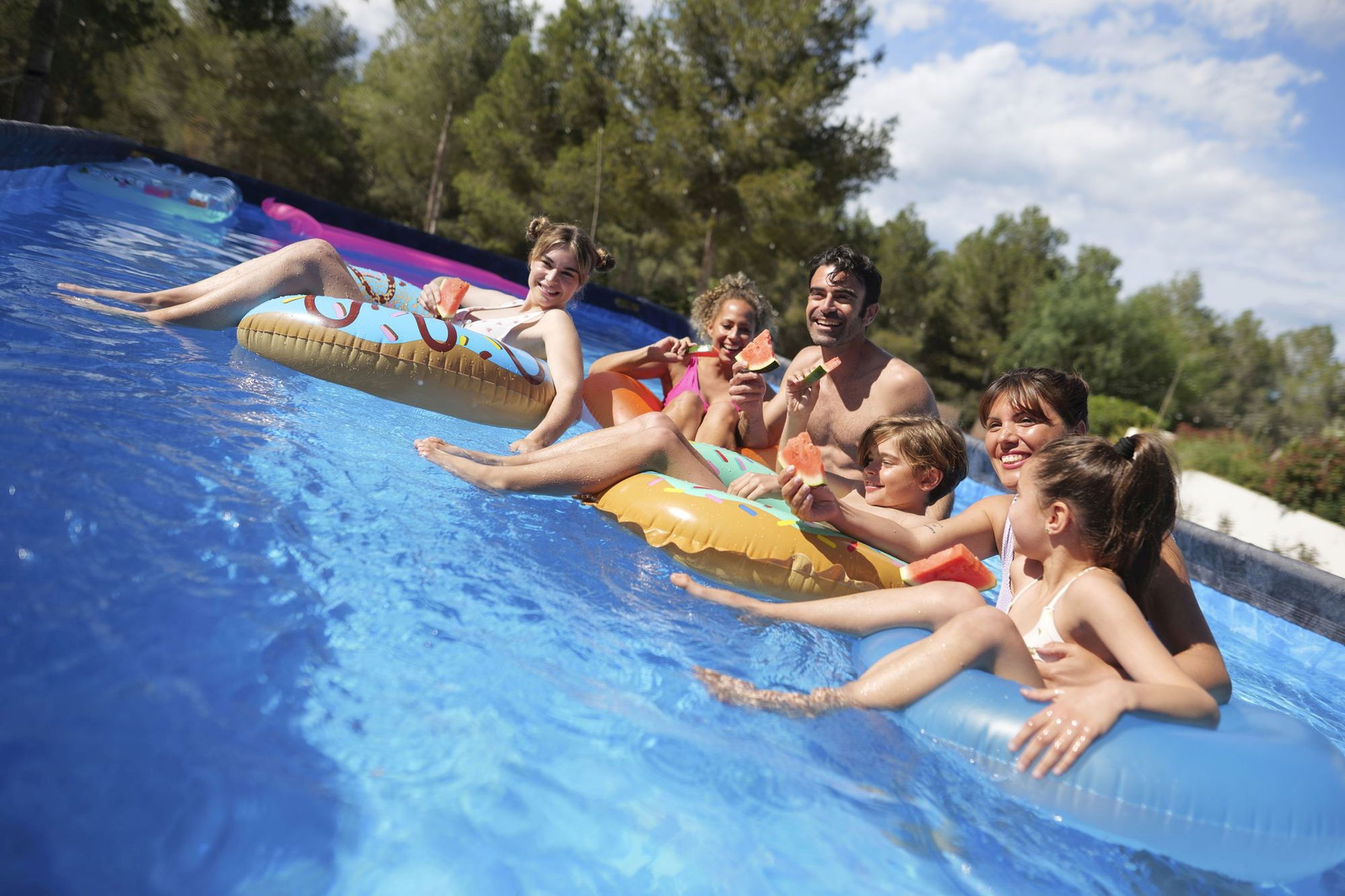 Bestway APX365 winterfestes Frame Pool Komplett-Set 732 x 366 x 132 cm