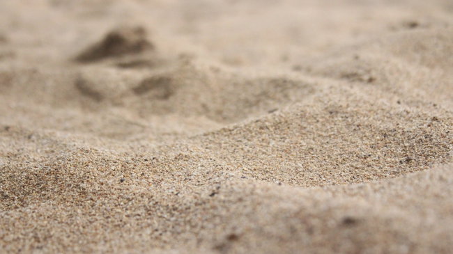 einfach nur sand