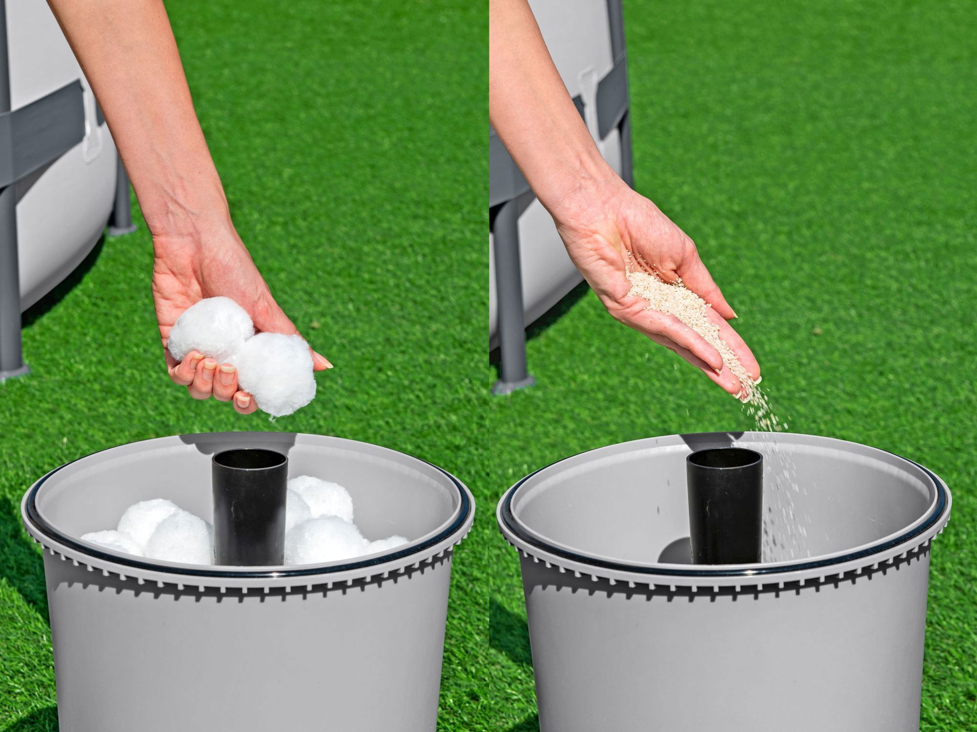 Bestway Sandfilteranlage 3.596 lh 85 W für Pools 1.100–16.600 l Bestway Sandfilteranlage 3.596 lh 85 W für Pools 1.100–16.600 l