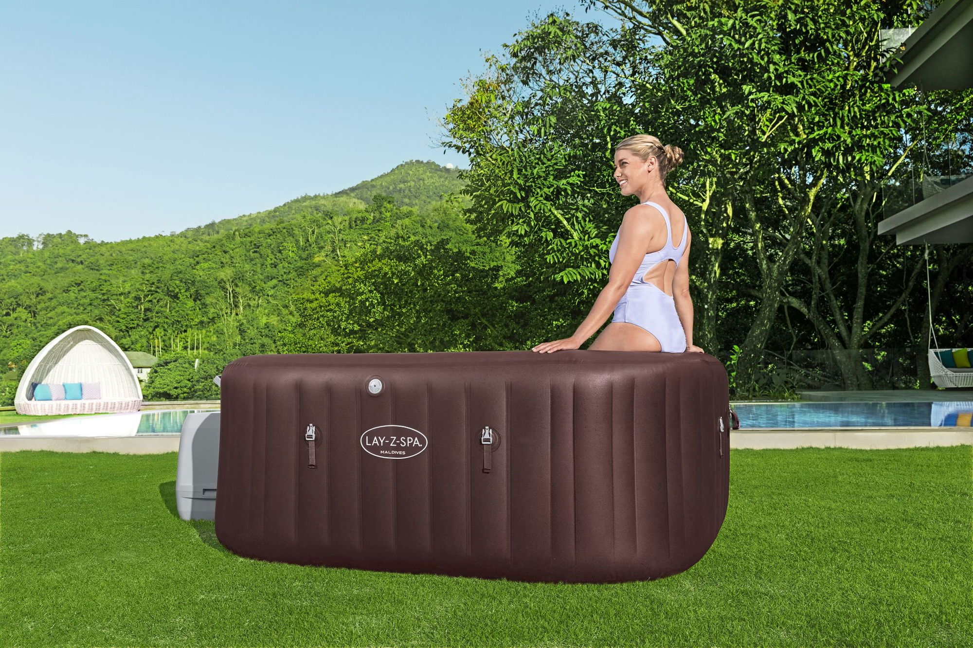 Bestway LAY-Z-SPA Maldives HydroJet Pro Whirlpool 7 Personen