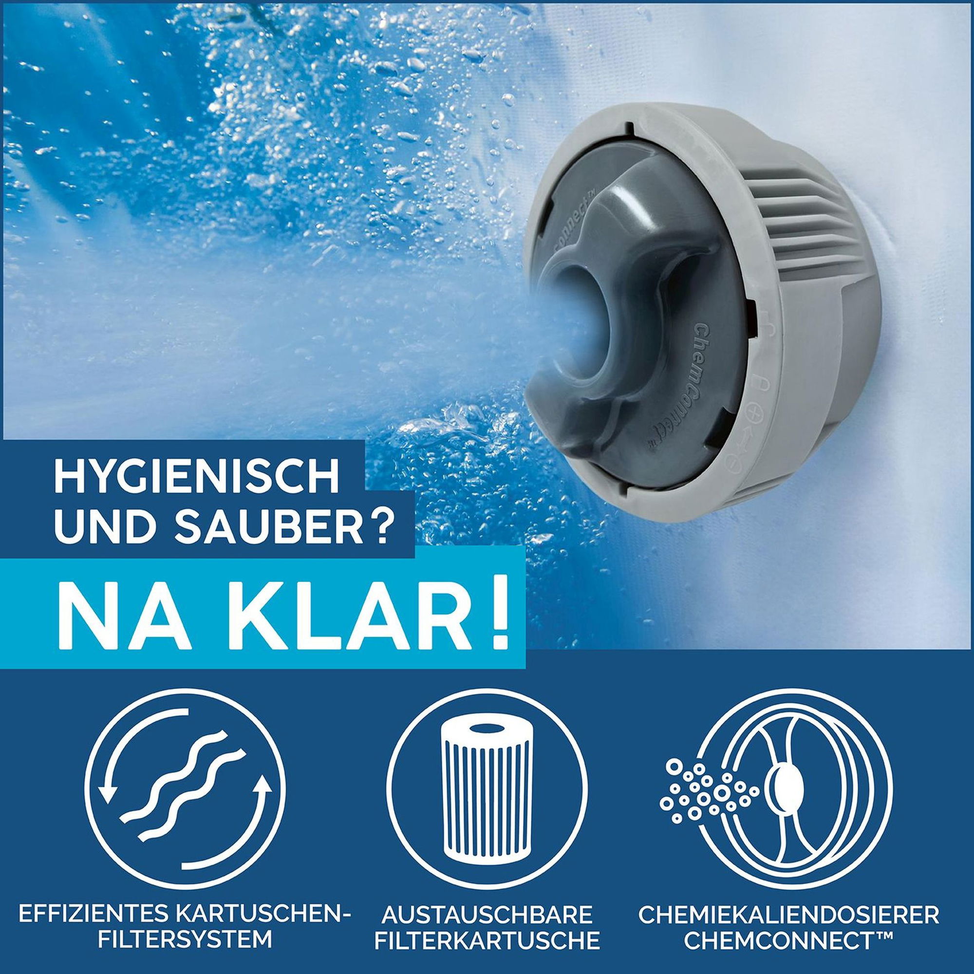 LAY-Z-SPA Mauritius AirJet XXL-Whirlpool für 7 Personen