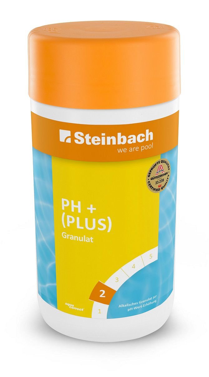 ph-Plus Granulat, 1Kg, Wasserpflege für Pool, PH-Wert Regulierung IN-0753201TD08
