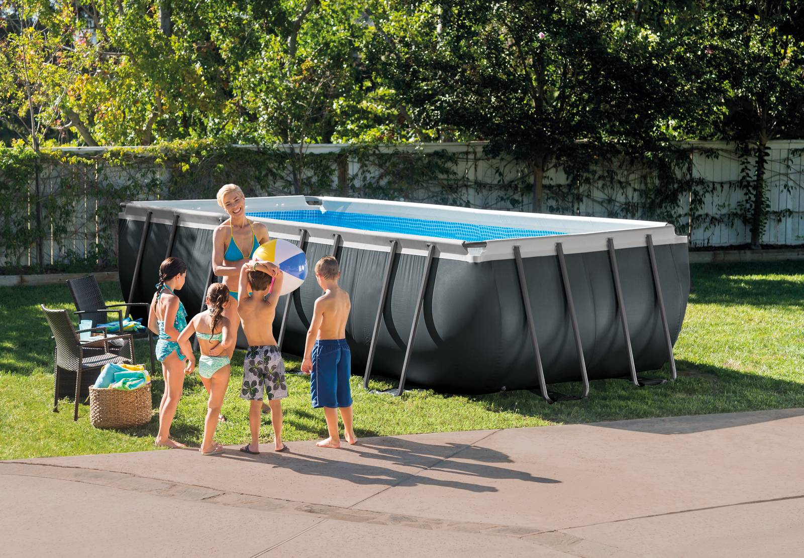 Intex Frame Pool Set Ultra Quadra XTR 549 x 274 x 132 cm IN-126356GN Intex Frame Pool Set Ultra Quadra XTR 549 x 274 x 132 cm IN-126356GN