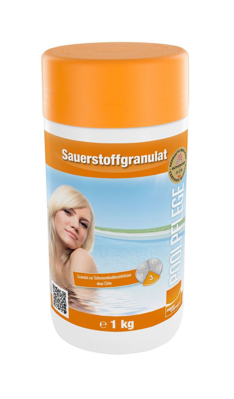 Sauerstoffgranulat, 1kg Dose, chlorfrei, Wasserpflege IN-0756001TD08