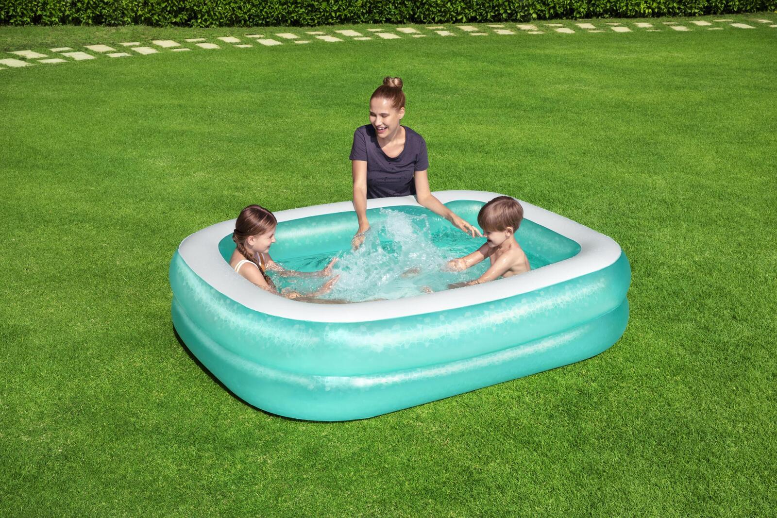 Bestway Family Pool Planschbecken Kinder 201 x 150 x 51 cm 54005_22 Bestway Family Pool Planschbecken Kinder 201 x 150 x 51 cm 54005_22