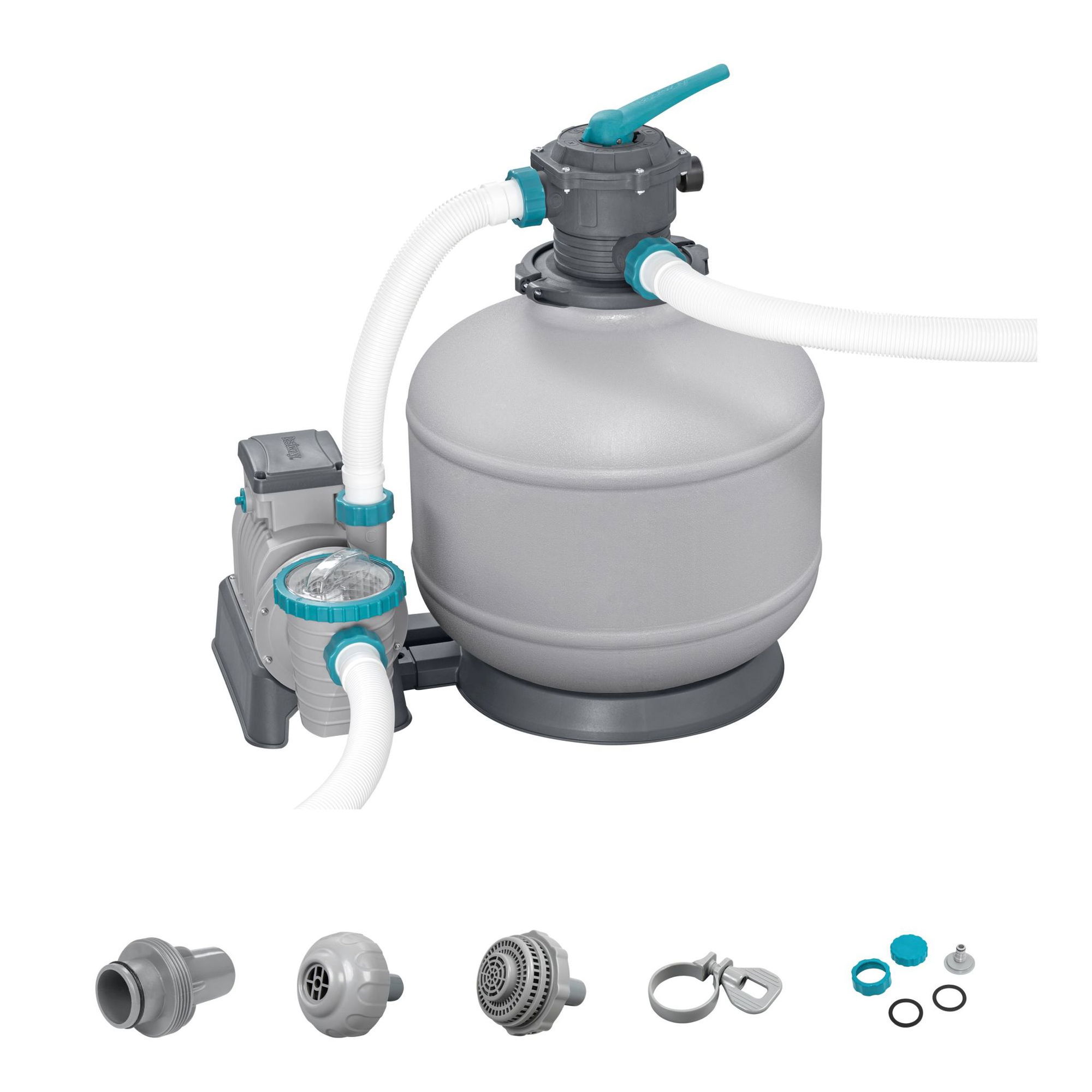 Sandfilteranlage mit Zeitschaltuhr 11.355 lh für große Pools Sandfilteranlage mit Zeitschaltuhr 11.355 lh für große Pools