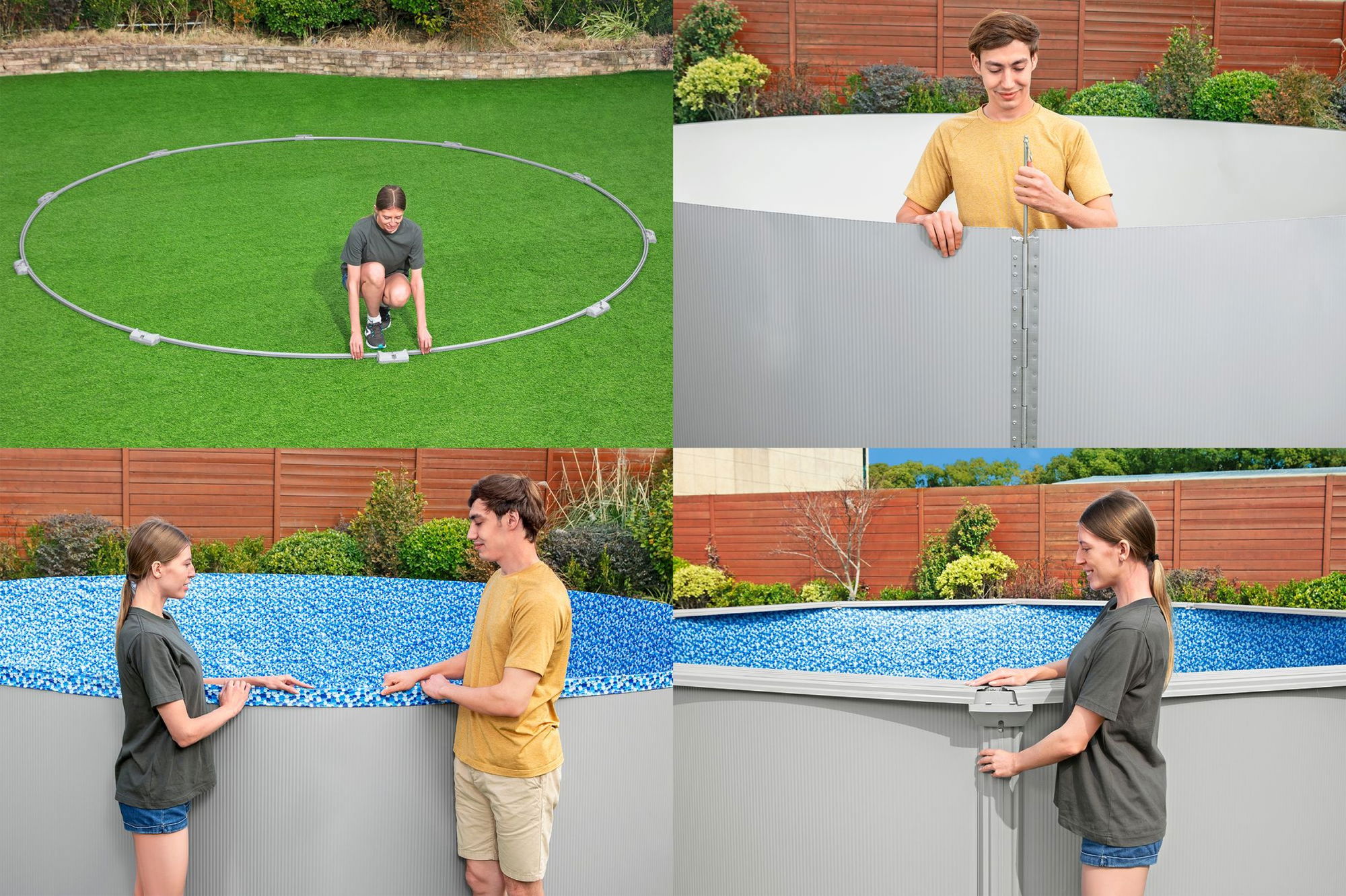 Bestway Hydrium Stahlwandpool Komplett-Set Ø 457 x 122 cm rund Bestway Hydrium Stahlwandpool Komplett-Set Ø 457 x 122 cm rund