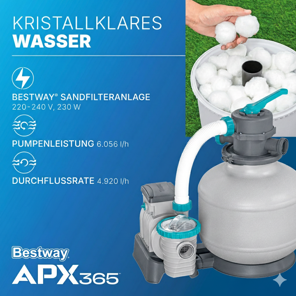 estway APX365 winterfestes Frame Pool Komplett-Set 956 x 488 x 132 cm estway APX365 winterfestes Frame Pool Komplett-Set 956 x 488 x 132 cm