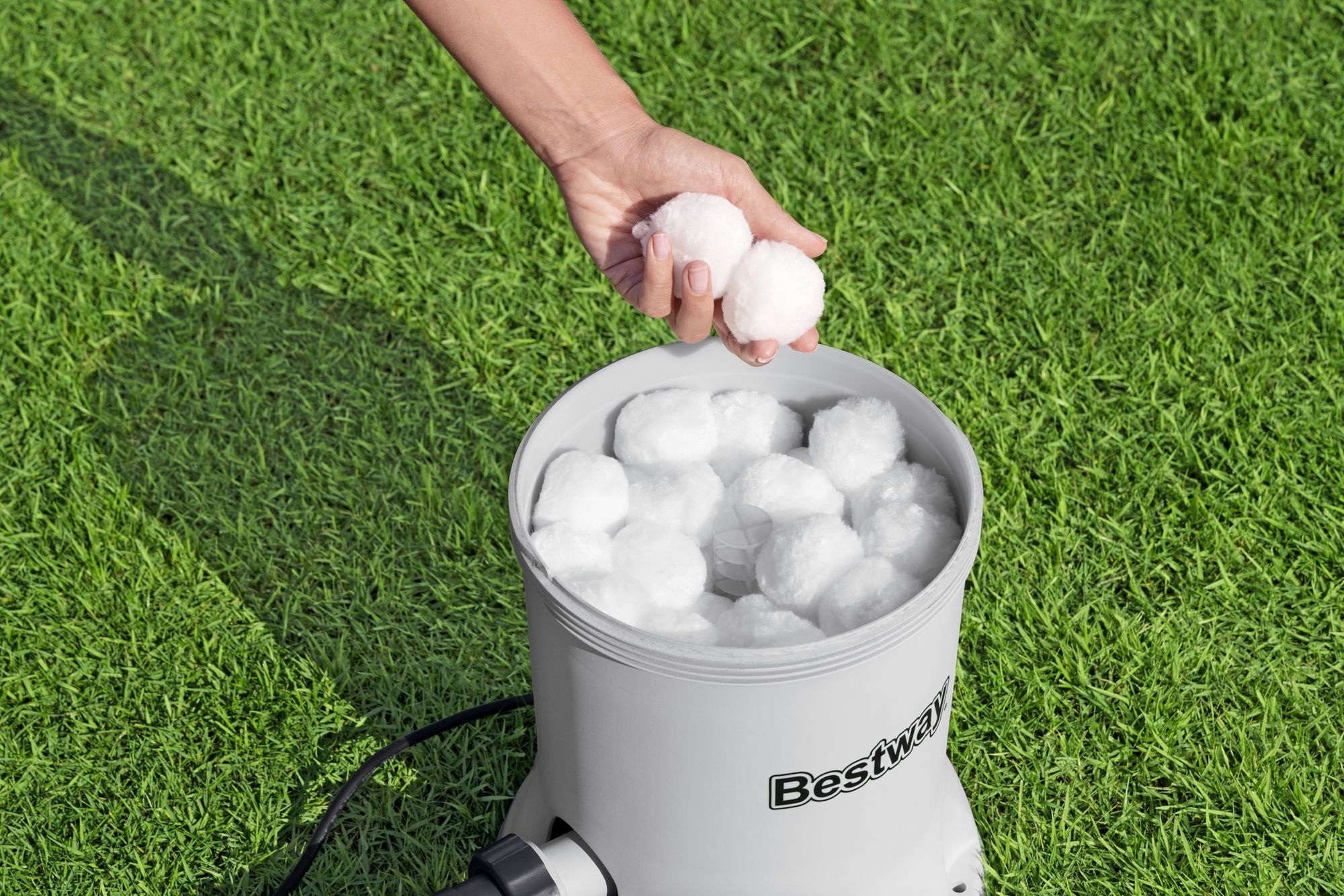 Bestway Polysphere Filterpumpe 5.678 lh, 110 W für Aufstellpools