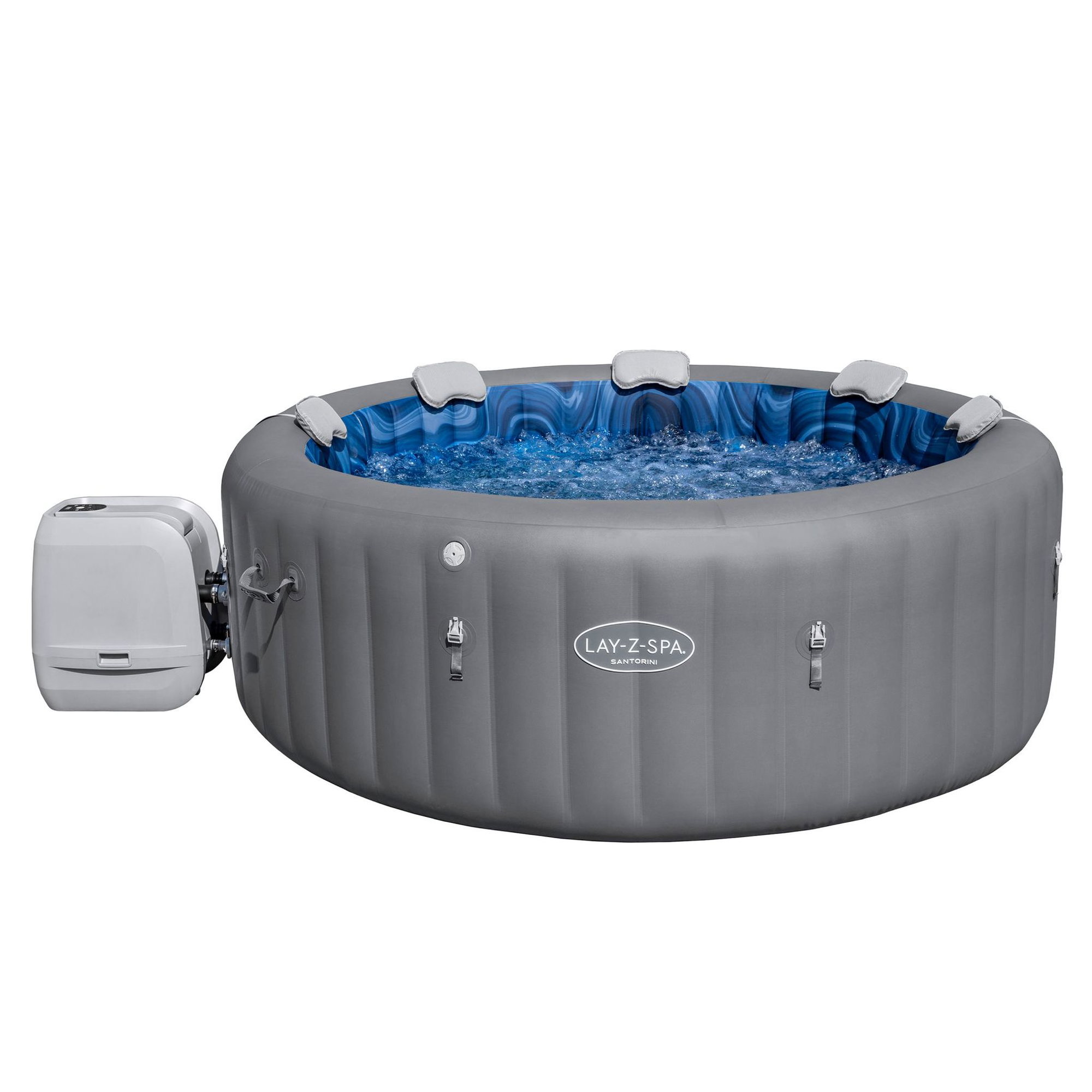 Bestway LAY-Z-SPA Santorini HydroJet Pro Whirlpool 7 Personen Bestway LAY-Z-SPA Santorini HydroJet Pro Whirlpool 7 Personen