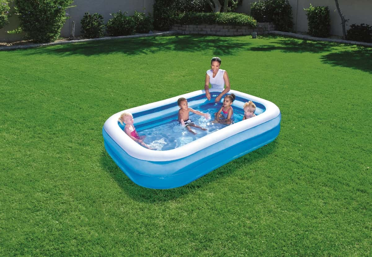 Bestway Family Pool Blue Planschbecken Kinder 262 x 175 x 51 cm 54006_21